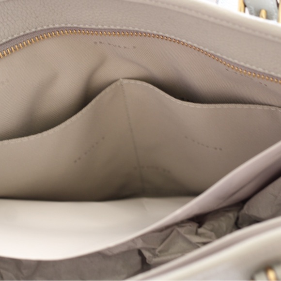 Coach women’s pebble leather Taylor medium tote - Picture 4 of 9